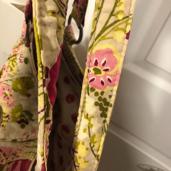 Vera Bradley women pink and lime handbag, 12 x 9 x 5 - Picture 16 of 16